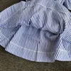 Bloups feminino mulheres sexy tops strap stripe blusas woman tops solto francês blusa chique no verão insp 240424