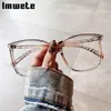 선글라스 프레임 imwete 패션 방지 파란 안경 프레임 여성 남성용 컴퓨터 게임 안경 대형 투명한 광학 안경