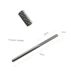 Bits HYTOOS 18mm Rod Carbide Super Long Nail Drill Bits 3/32 Cuticle Clean Electric Drills Accessories Manicure Bit Tool