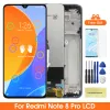 Fone de ouvido/fone de ouvido 6.53 "Tela para Xiaomi Redmi Note 8 Pro M1906G7I LCD Dispay Digital Touch Tela com quadro para Redmi Note 8 Substituição Pro