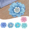 Carpets Small Flower Shaped Lotus Floor Mat For Living Room Sofa Table Bathroom Water Absorbing Anti-skid Rugs 40x40cm