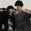 Men's T-Shirts Mens T-shirts Oversized Anime T2k Tops 2023 Summer Clothing Retro Dark Cotton Short Slve Ts Harajuku graphic T Shirts H240425