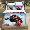 Наборы Ferdinand Cartoon Print Print Sedings Setts Exquisite Bed Saperes Set Set подмолочный кровать Coverte Comforter Set Set Set Luxury Birthday Gift