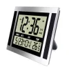 Zegarki gorące 2024 Nowy cyfrowy zegar ścienny LCD Duża liczba stolik harmonogramowy budzik nowoczesny projekt biurowy dom z kalendarzem termometru