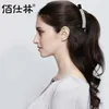 Banaan Rhinestones Light Accessories Ponytail Luxe Anti -slip Nieuwe hoofddeksel Elegante Koreaanse Bow Side Hair Clips