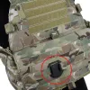 Flessen voor Go Pro Accessories Tactical Vest CNC Vlak Basis Molle Connection Mount voor GoPro Hero 8 7 6 5 4 Sjcam Xiaomi Yi 4K Eken Cam