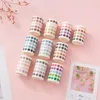 Prezent Gradient Kolor Paper Tape Naklejka Scrapbooking Śliczne naklejki do kropki w stylu dekoracyjne zapasy albumu