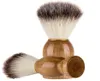 Superb Barber Salon Shaving Brush Black Handle Blaareau Face Beard Cleaning Men rakar Razor Brush Cleaning Appliance Tools CCA778869193