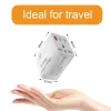 Chargers Urvns 65W Gan Travel Plug Adapter z 2USBC PD i 1USBA Worldwide Universal Charger UK EU AU US Converter dla telefonów laptopów