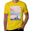 Men's Polos City Sunset By Elebea T-shirt surdimensionné à séchage rapide coton