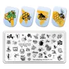 Konst BeautyBigbang Animals Bild Nagelkonst Stamping Plate Manicure Bee Honey Rostfritt stål Nagelmall Formar Manikyrverktyg