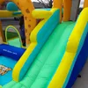 Dinosaur Inflatable Slide Castle Outdoor Jumper Kid Party Entertainment Bounce House with Ball Pit Playhouse Indoor Jumping Jumper Toy Fun Bouncer Combo Yard Game