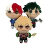 Plush Dolls 25CM Anime My Heroes Academy Plush Toy Cartoon Izuku Midoriya Katsuki Bakugou Shouto Todoroki Stuffed Doll Childrens GiftL2404