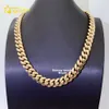 Luxury Plain Design Hip Hop Custom Made 12mm 231G Solid Gold Jewelry 14K Cuban Link Chain