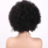 Perruque bouclée moelleuse afro perceuse pour femmes noires REMY REMY BRÉSILIEN HUMAIS