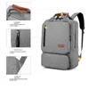 Backpack Casual Business for Men Light da 16 pollici per laptop 2024 Waterproof Oxford Cloth Lady Antift Travel Grey