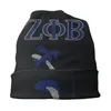 Berets streetwear winter warme vrouwen mannen breien hoed unisex zeta phi bèta sorority skullies muts caps Griekse brief 1920 motorkap hoeden