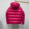 Dames heren klassiek down jassen winter puffer jassen topkwaliteit ontwerper parka dames casual jas unisex bovenkleding warme veerjack kleding roos rood