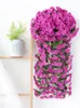 Decorative Flowers Simulation Violet Cane Vines Bracketplant Wall Hanging Plastic Decoration Interior Pieces Of Silk Sit