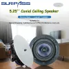 Sprekers Home Theatre Sound System 5.25 '25W plafondluidsprekers Strong Bass coaxiaal in Wall Speakers Stereo Music Luidspreker restaurant