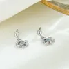 Studörhängen trendig och unik S925 Silver Snowflake Ball för kvinnor - Lägg till en touch av elegansstil till ditt utseende