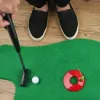 Sets Mini Toilet Golf Toy Set Toilet Leisure Indoor Entertainment Sport Toy Golf Set Golfs Training Accessory Gift for Birthday Party