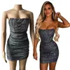 Womens Nightclub Party Short Skirt Summer Sexy Girl Style Low Cut Dress For Women