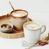 Mugs 320ML High-quality Ceramic Mug Office Home Dining Table Cup Breakfast Tea Water With Handle