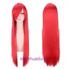 Wigs women human hair Cosplay wig universal 80cm color long straight for men and