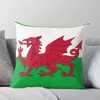 Pillow Wales Nacional Bandeira - adesivo de ventilador galeses Termoldes de colchas de colheita de decoração de casa travesseiros natal