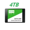 Boîtes 4pcs 4tb SSD SATA Disque dur de disque dur 560 Mo / s Disque dur à haut débit SATA3 2,5 pouces 2TB 1TB 256 Go Internal State Drive pour ordinateur portable