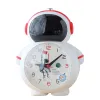 Clocks Astronaut Creative Children's Glowing Alarm Clock Cartoon Astronaut Desk Clock Timing Function Children Cute Sweep Seconds Clock