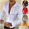 Magliette da uomo camicie da uomo a magliette estate maniche di moda/camicia con certaccia con cappuccio con cappuccio a maniche lunghe/corte