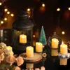 6/9/12 PCS Led Candles With batteries Timed Remote Control Flickering Flameless Tea Light Birthday Home Decoration Votive candle 240417