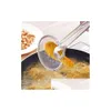Tools New Kitchen Mtifunctional Other Filter Spoon with Clip Food Oilfrying Bbq Stainless Steel Clamp Strainer 20pcs/lot Drop Delive Dh3kj
