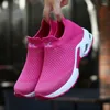 Scarpe casual da donna allenatori da palestra sport all'aperto sneaker traspiranti zapatillas hombre bianco nero rosa di grandi dimensioni da corsa