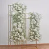 Flores decorativas 2/1.6/1.4m Luxo Babybreath Rose Orchid Flower Row Arranjo Casamento Arco decoração GyPsophila Festa de eventos Floral Party