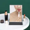Spiegels vouwen make-up spiegel pu rechthoekige ultradunne opvouwbare spiegel Koreaanse desktopspiegel draagbare make-up dressing spiegel Womengirl