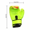 Beschermende uitrusting Childrens Bokshandschoenen PU Leather Sports Boxing Bag Training Handschoenen 240424