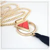 Pendants Bigbing Fashion Jewelry Golden Blue Red Stone Pichet Pendre Collier Femmes Chaînes de haute qualité J166