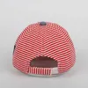 Caps Hats Hats Classical Cotton Childrens Stripe Peaks Caps Summer Baby Boys Girls Sun Hut Baseballkappe für Kinder 5-24 Monate D240425