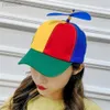 Caps Hats Trendy Rainbow Bamboo Dragonfly Baseball Cap Funny Helicopter Propeller Adventure Dad Hat Snapback Hat for Adult Kids Boys Girls d240425