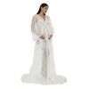 Maternidade Vestidos de maternidade Summer White Lace Maternity Shoot Dress Dress Long-deco