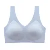 Camisoles zbiorniki damski zbiornik uprawny z filiżankami panie wnetowane stanik camisole płynne push up śpiące sport