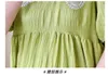 Maternity Dresses Maternity Dress Summer Lace Peter Pan Collar Short Sleeve High Waist Pregnant Woman Loose Chiffon Dress Sweet Pregnancy Clothes