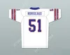 Custom elk naamnummer Heren Jeugd/Kinderen Lyle Robideaux 51 Mud Dogs Awad Football Jersey met Bourbon Bowl Patch Top gestikte S-6XL