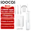 IRGATORI SOOCAS W3 PRO W1 IRRIGATORE ORALE PORTATILE USB USB Typec Acqua ricaricabile Acqua Disegnabile Struttura Dranable Jet