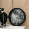 Wall Clocks Voice Controlled LED Clock Fashionable Bedroom Living Room Watch Intelligent Luminous Moon Design ZC753