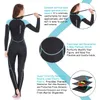 Womens 2mm Neoprene Wet Suits Full Body Wetsuit for Diving Snorkeling Surfing Swimming Canoeing in Cold Water Back Zipper Strap 240416