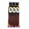 Очаровательная предварительная растянутая коса EZ 52-дюймовая омбре цветовая крючковая косяка легкая плетена